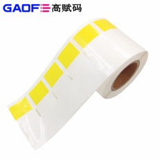 黃色線纜標(biāo)簽 58mm*25mm 透明纏繞線纜標(biāo)簽-高賦碼