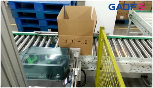 高賦碼 紙箱在線打印側(cè)面貼標--電力行業(yè)貼標方案